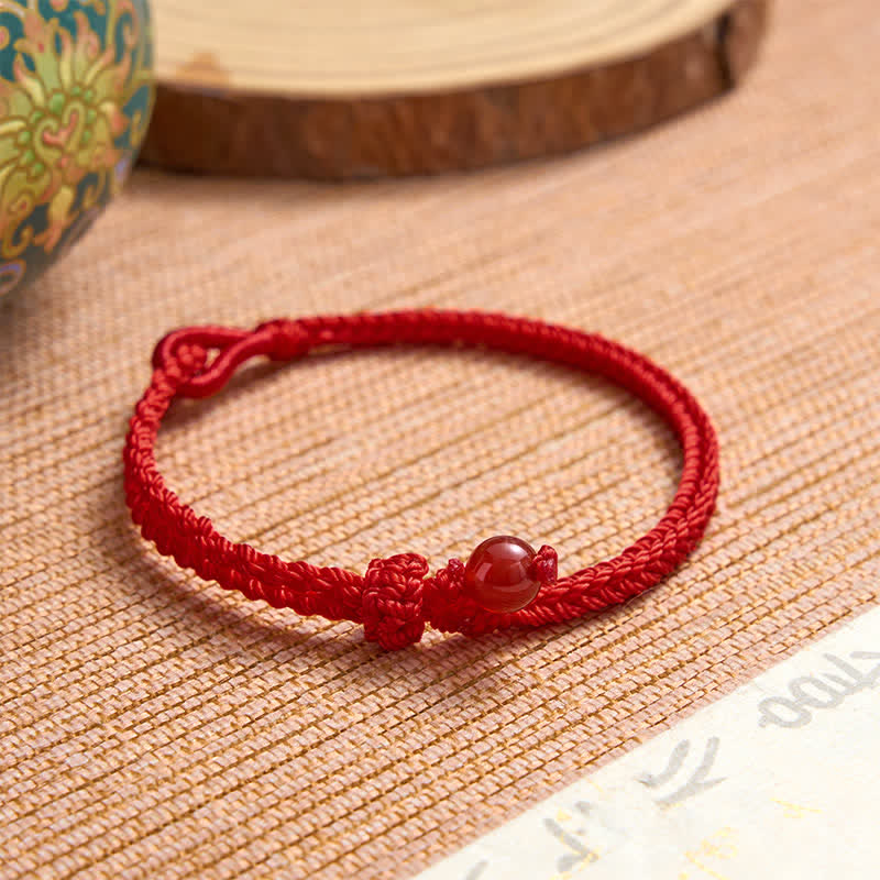Green Aventurine Red String Balance Bracelet