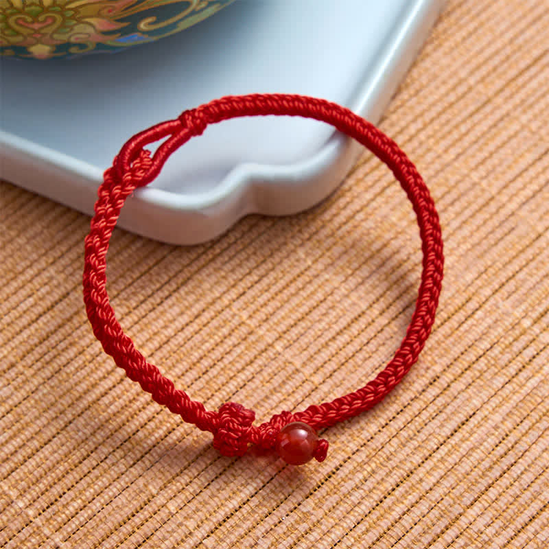 Green Aventurine Red String Balance Bracelet