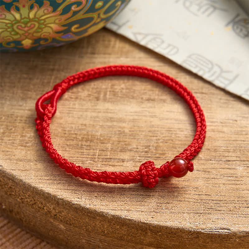 Green Aventurine Red String Balance Bracelet