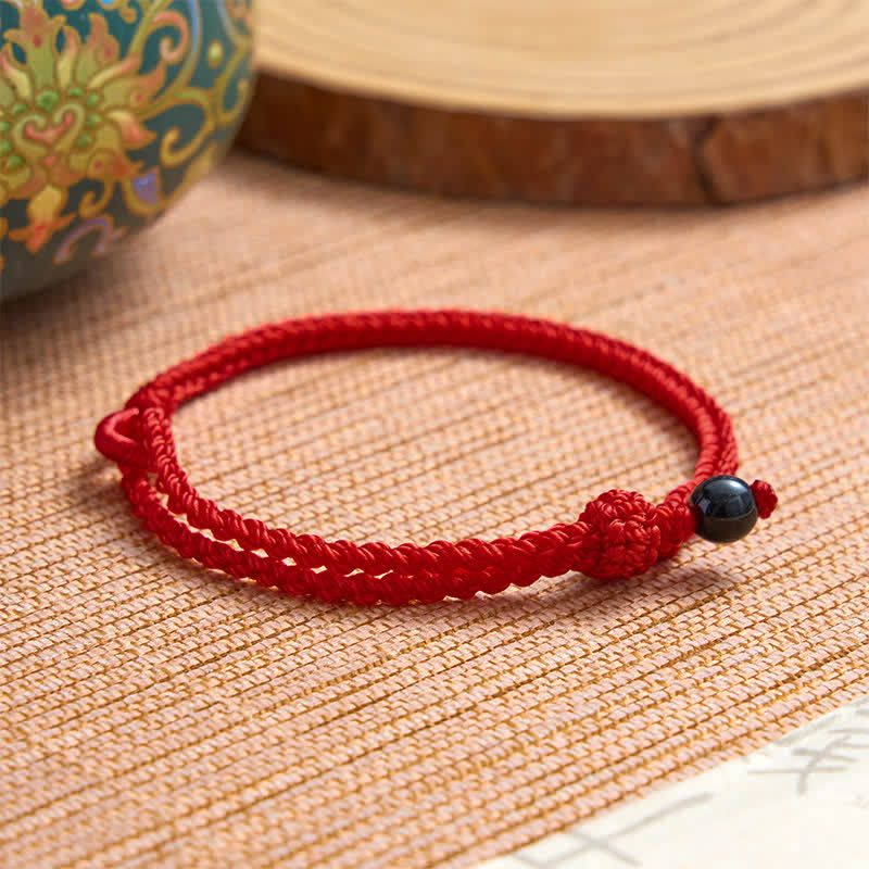 Green Aventurine Red String Balance Bracelet