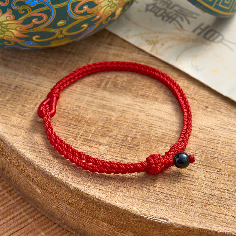 Green Aventurine Red String Balance Bracelet