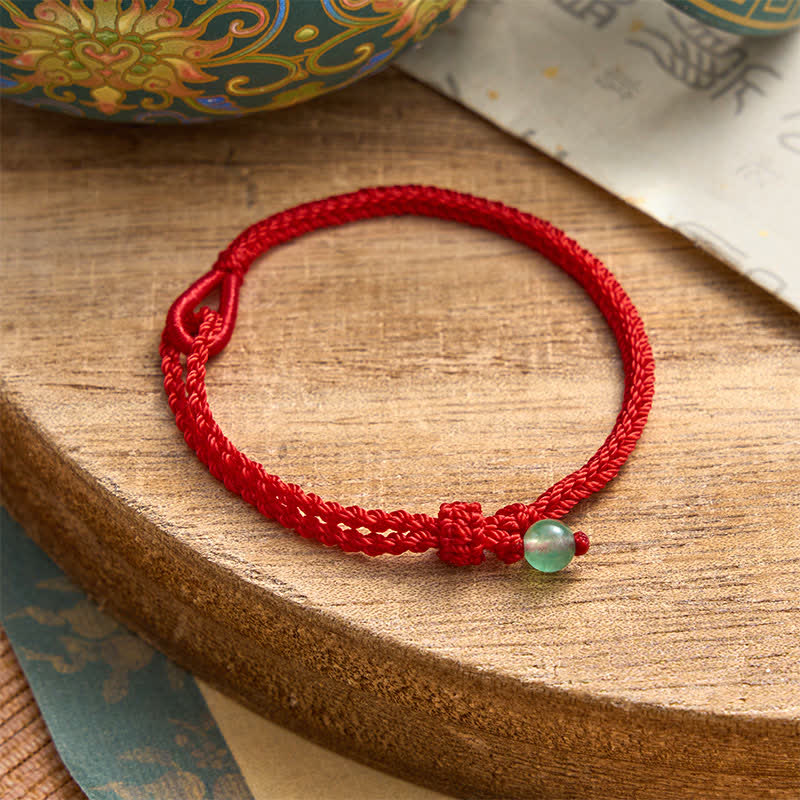 Green Aventurine Red String Balance Bracelet