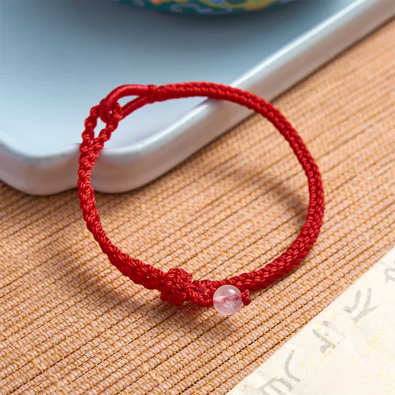 Green Aventurine Red String Balance Bracelet