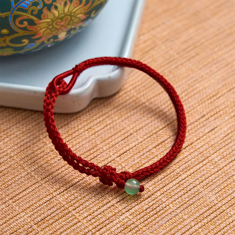 Green Aventurine Red String Balance Bracelet