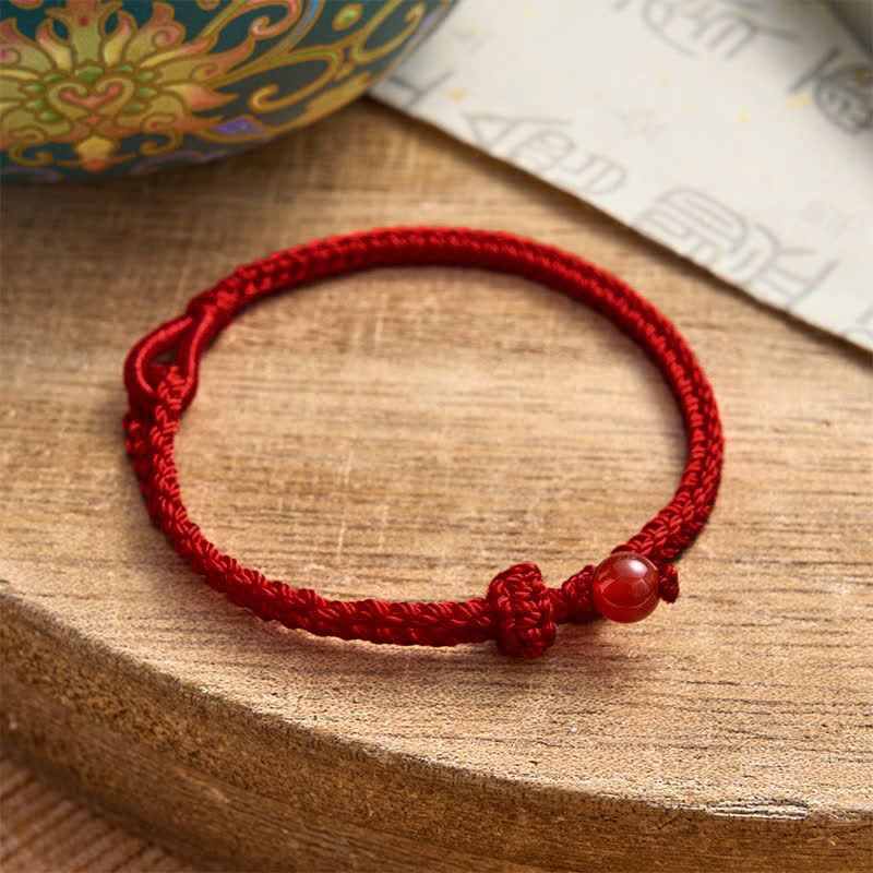 Green Aventurine Red String Balance Bracelet