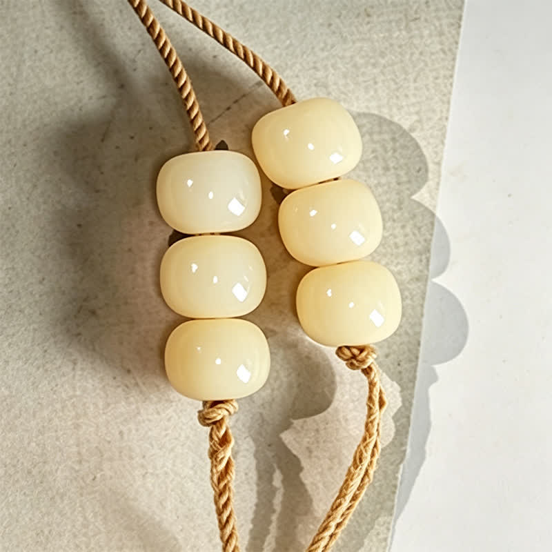 Bodhi Root Lotus Pendant Purity 108 Bead Hand Polished Round Mala