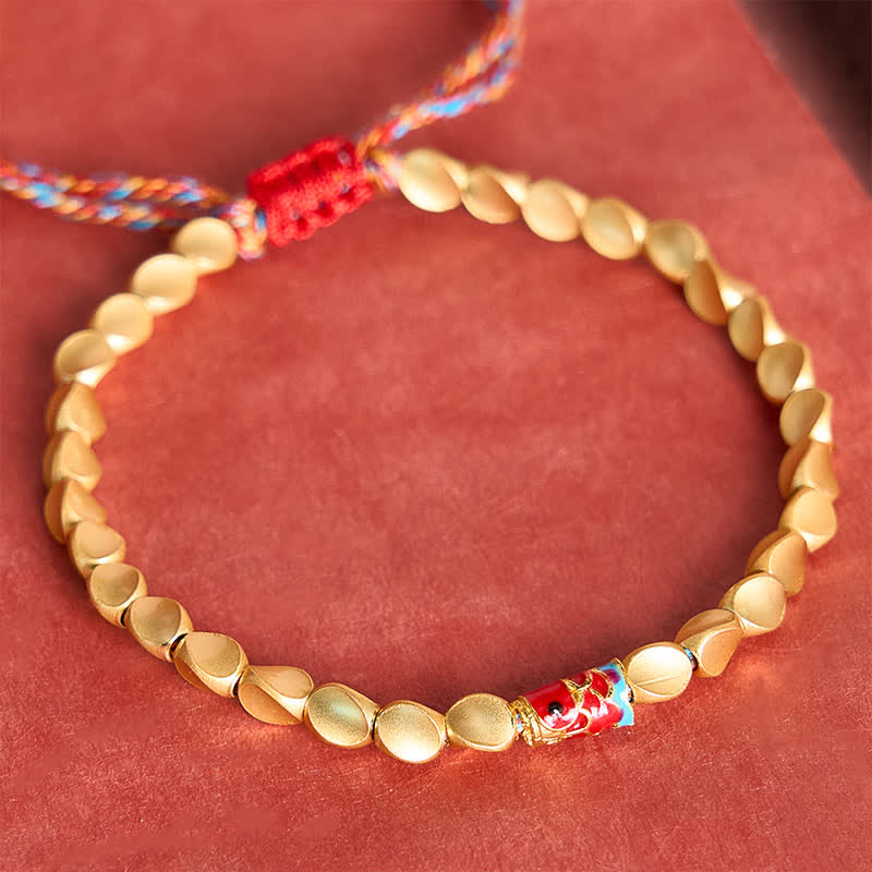 Copper Koi Fish Success Vintage Ethnic Bracelet