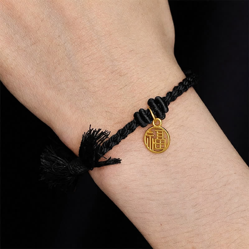 Copper Lotus Red String New beginning Bracelet