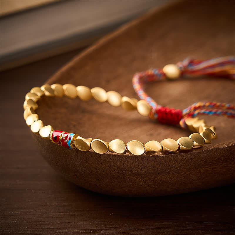 Copper Koi Fish Success Vintage Ethnic Bracelet