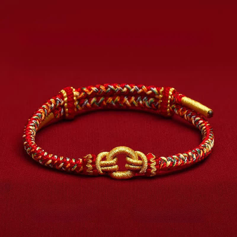Red String Chinese Zodiac Luck Braided Knot Bracelet
