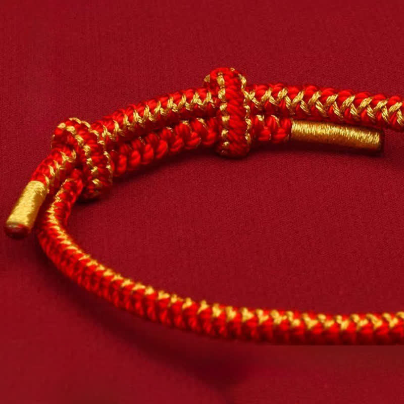 Red String Chinese Zodiac Luck Braided Knot Bracelet