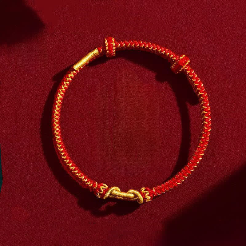 Red String Chinese Zodiac Luck Braided Knot Bracelet