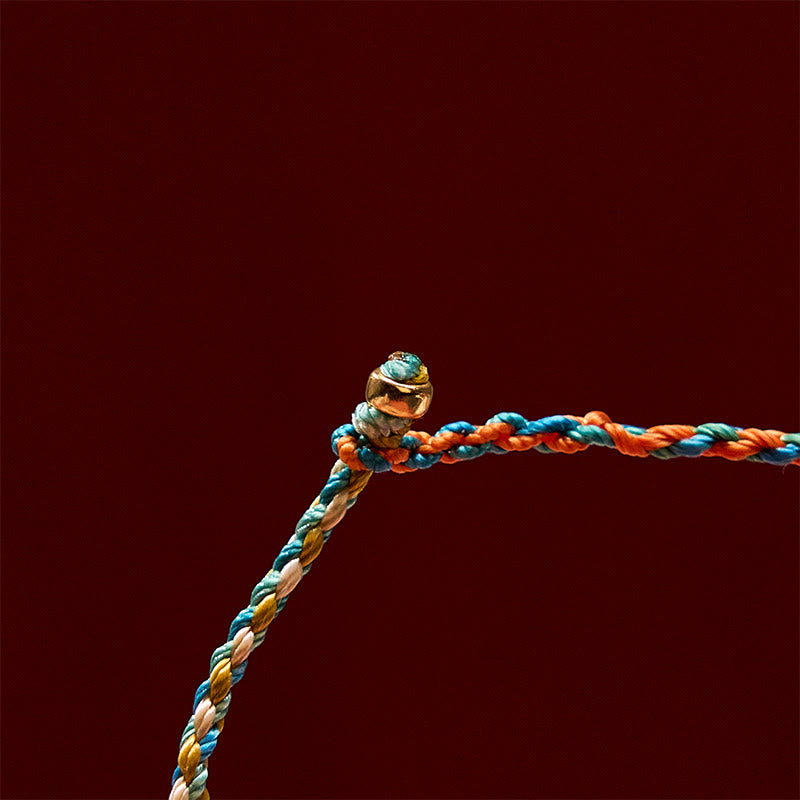 Hand-Woven Colorful Red String Protection Bracelet