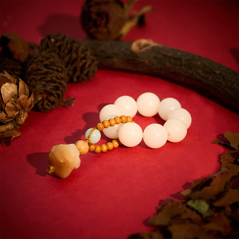 Vajra Seed Charcoal-Grilled Bodhi Lion Pendant Strength Tactile Meditation Beads Decorations