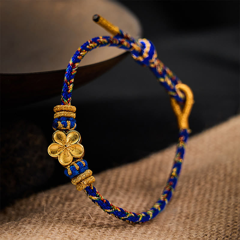 Hand-Woven String Om Mani Padme Hum Peace Bracelet