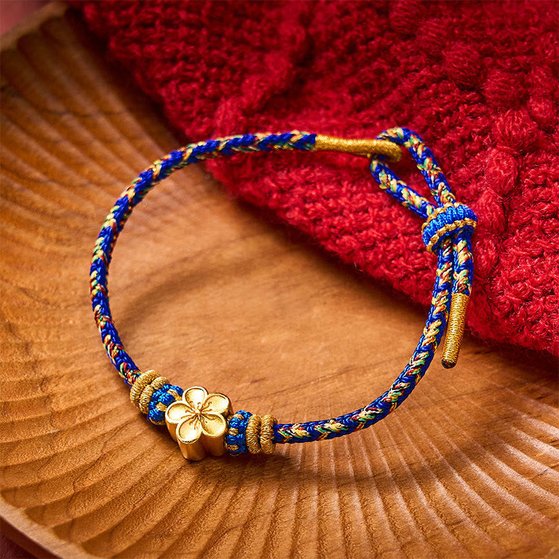 Hand-Woven String Om Mani Padme Hum Peace Bracelet