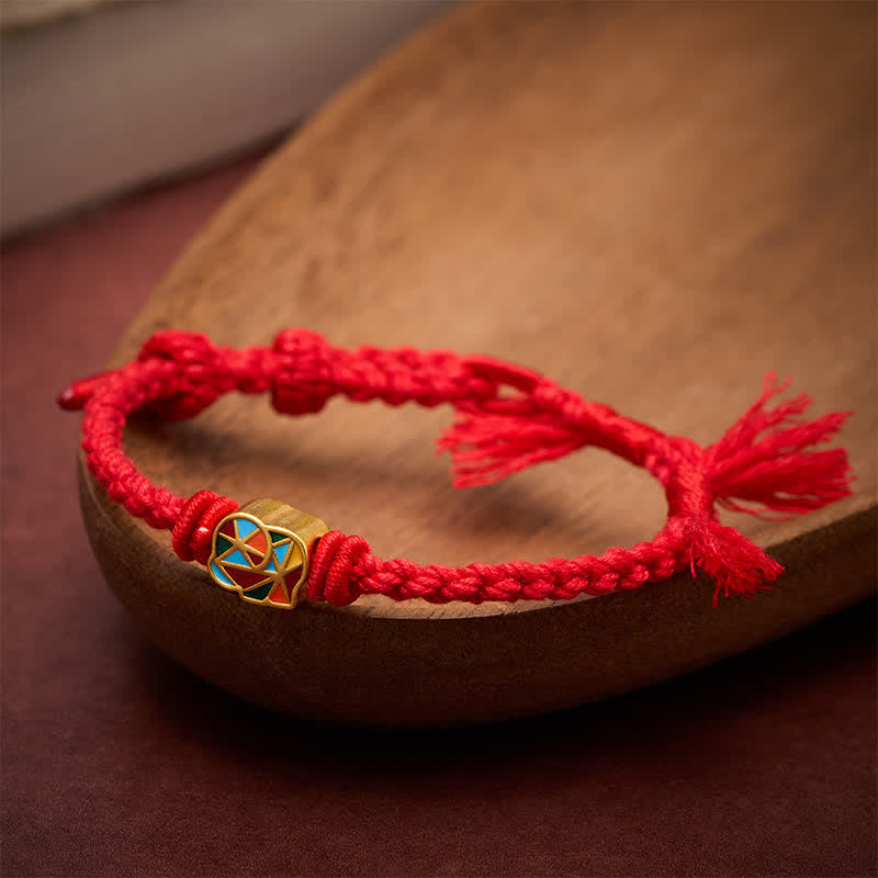 Elephant Red String Balance Tibet Adjustable Bracelet