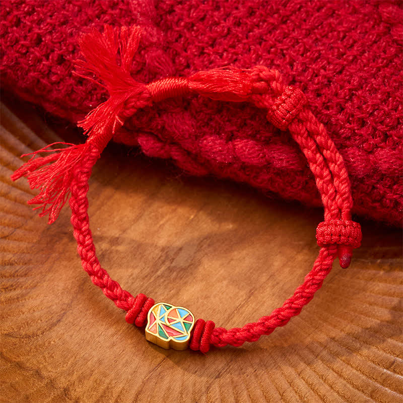 Elephant Red String Balance Tibet Adjustable Bracelet