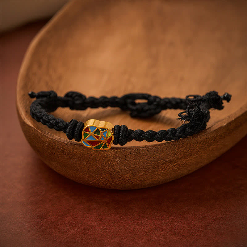 Elephant Red String Balance Tibet Adjustable Bracelet