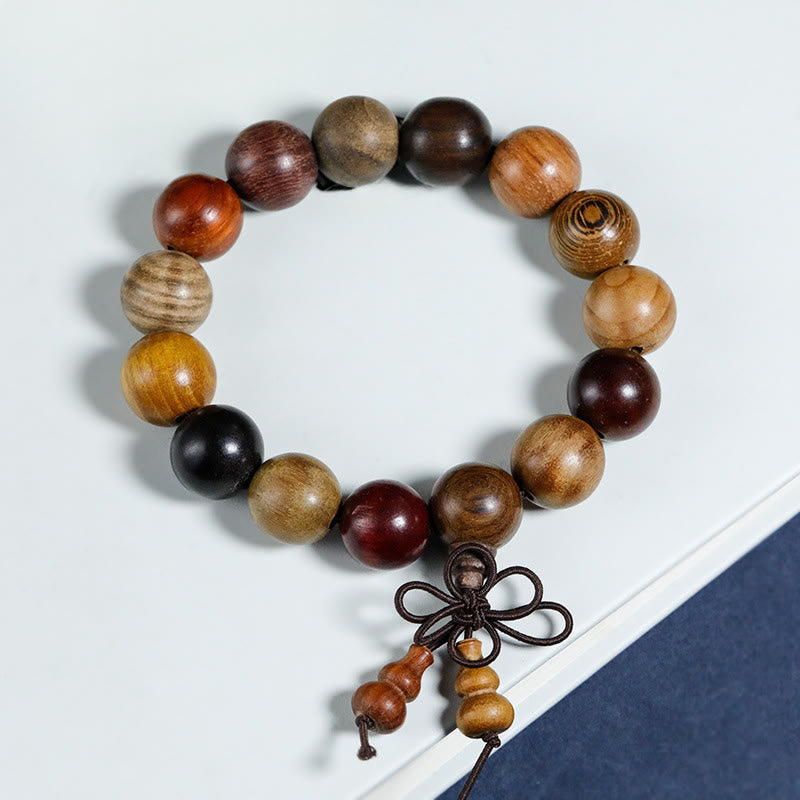 108 Beads Wenge Wood Mala Blessing Meditation Bracelet