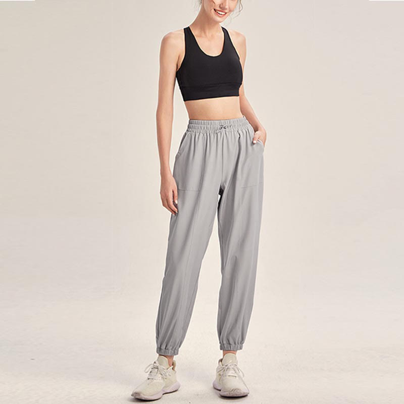 Fitness Yoga Sports Track Pants With Pockets