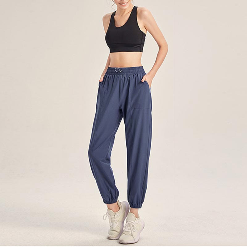 Fitness Yoga Sports Track Pants With Pockets