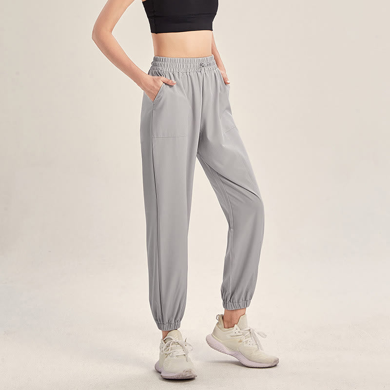 Fitness Yoga Sports Track Pants With Pockets