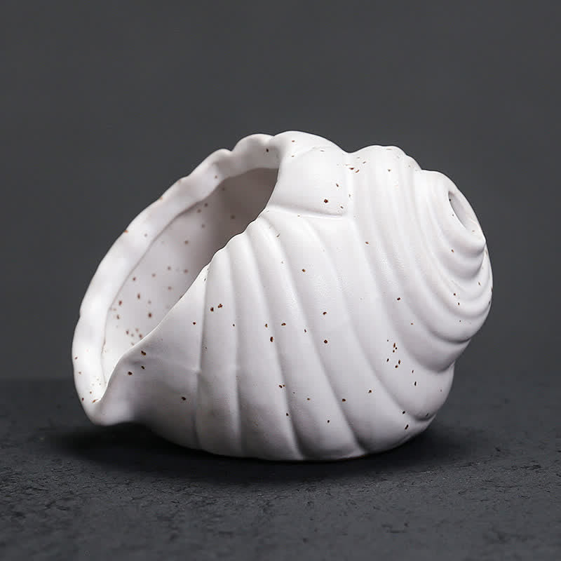 Ceramic Shankha Purification Conch Shell Incense Burners