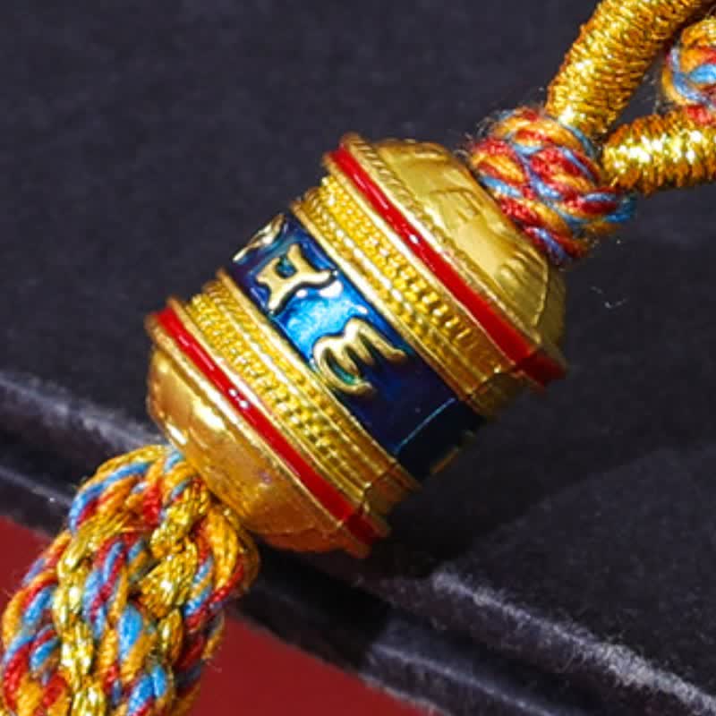 Tibetan Om Mani Padme Hum Red String Protection Bracelet