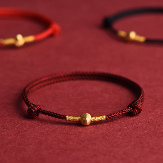 Red String Hand-Woven Protection Bracelet Anklet