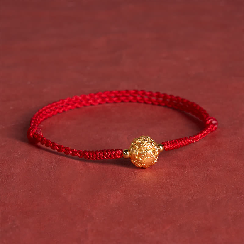 Copper Pi Xiu Luck Red String Bracelet