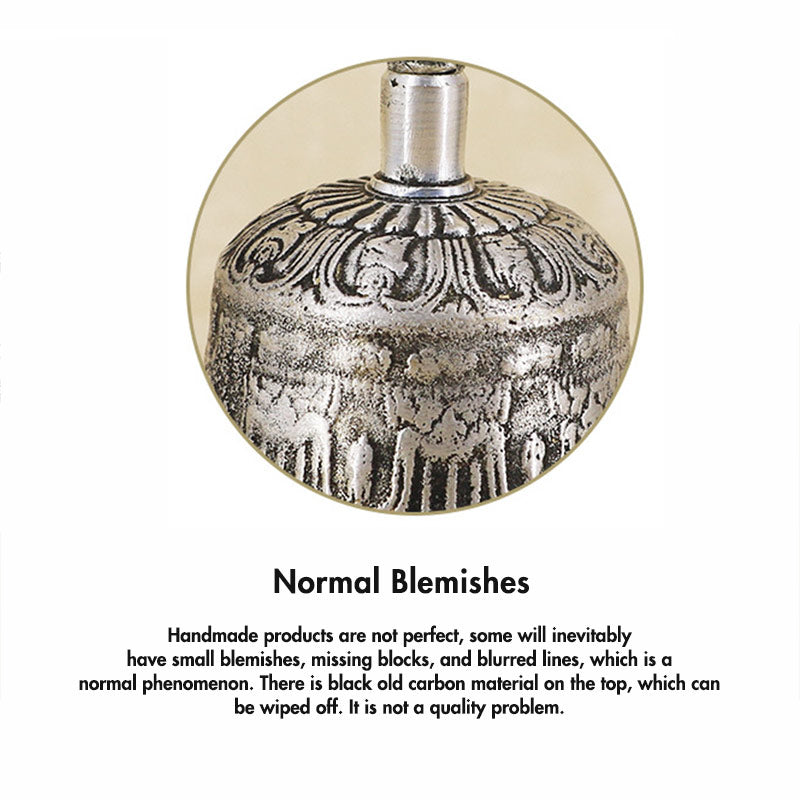 Tibetan Meditation Bell and Vajra Dorje Copper Decoration Set