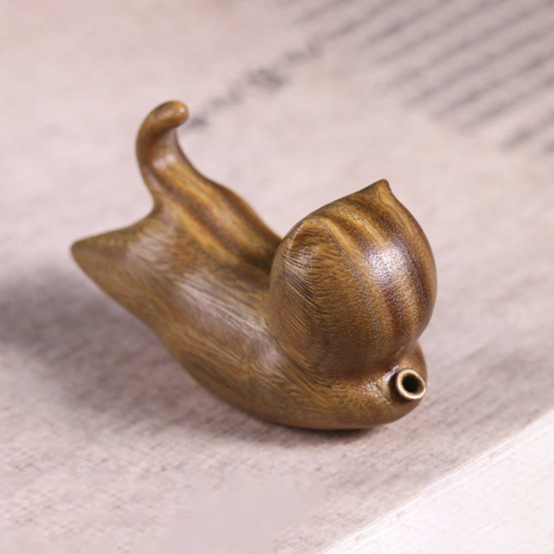 Green Sandalwood Cute Cat Pattern Soothing Stick Incense Burner Decoration