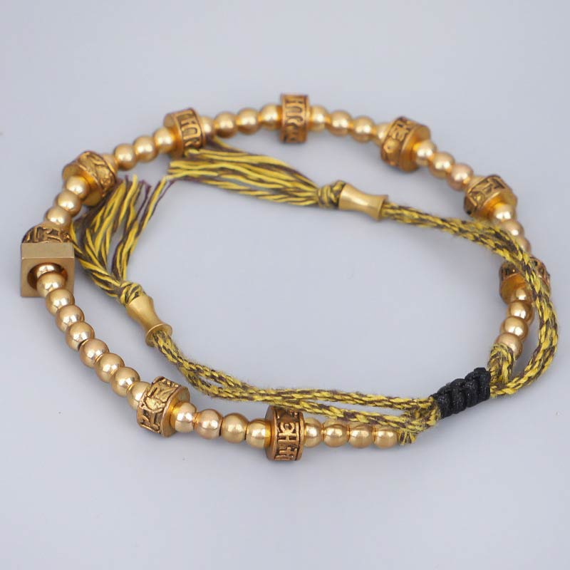 Tibetan Curse Six True Words Wealth Bracelet