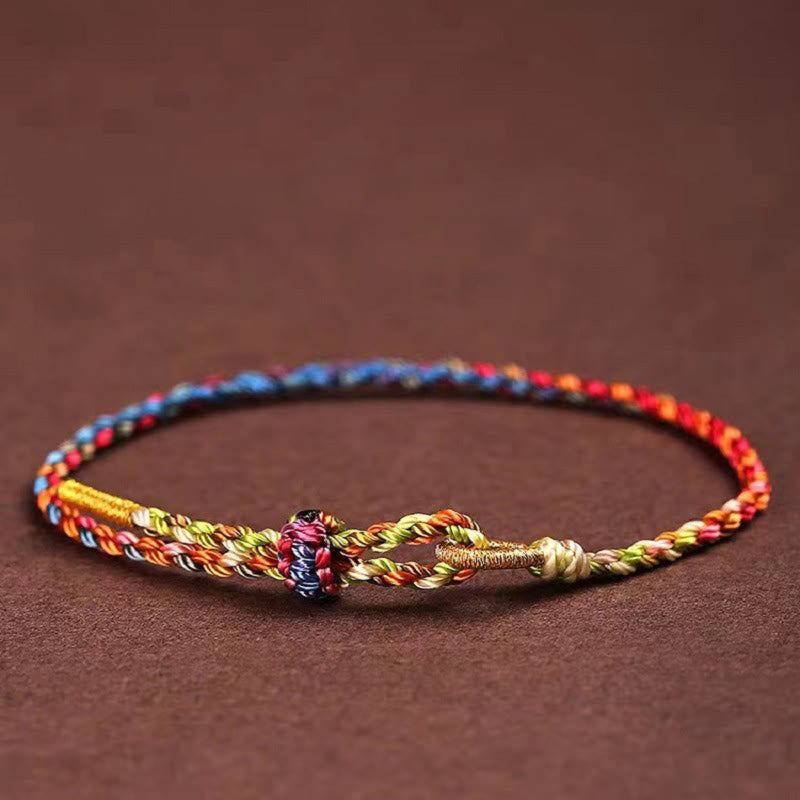 Handcrafted Luck Colorful Rope Child Adult Bracelet