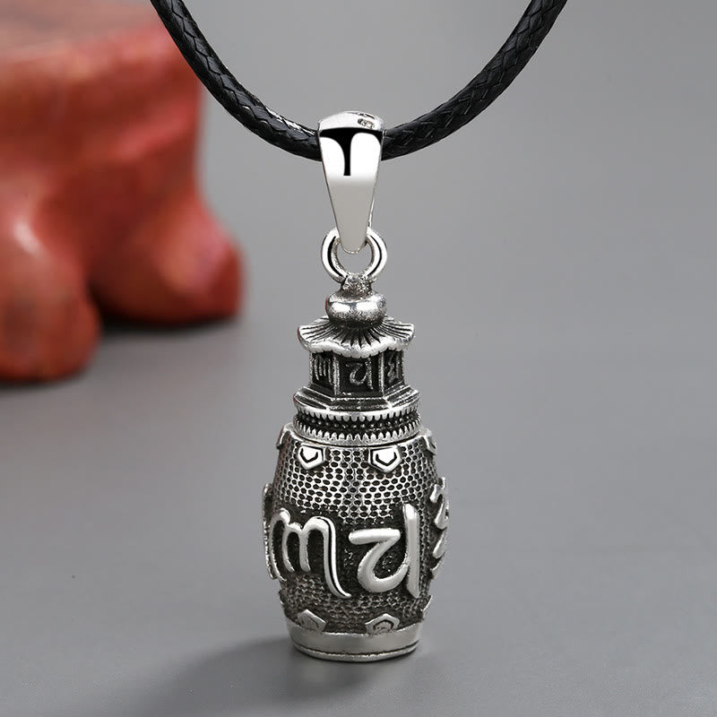 Om Mani Padme Hum Copper Creativity Necklace Pendant