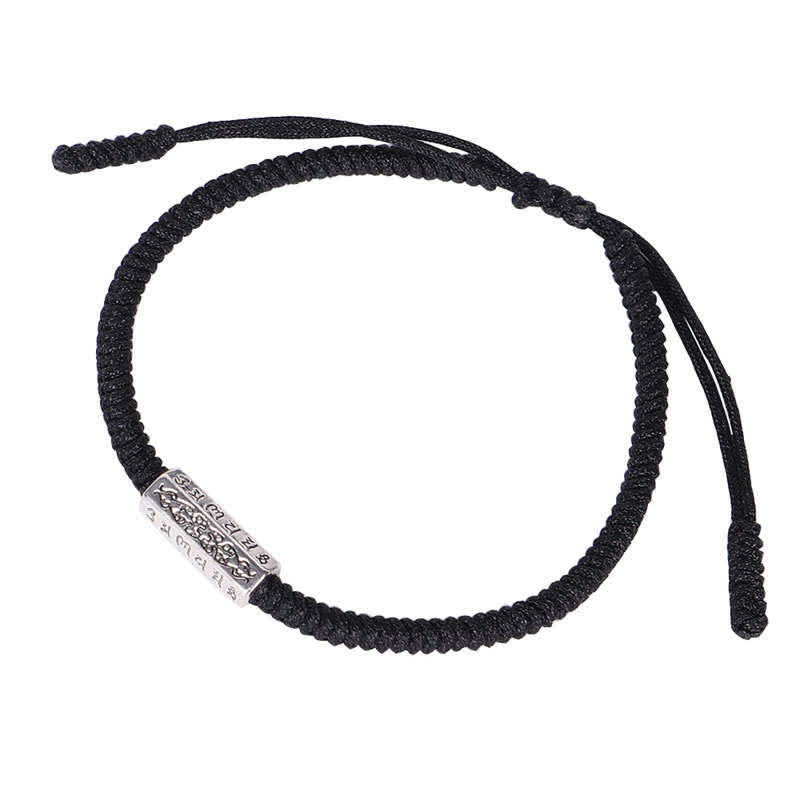 Om Mani Padme Hum Luck Protection Red String Bracelet