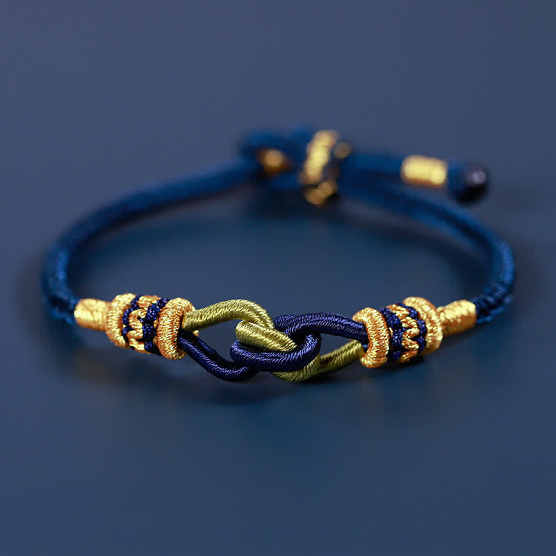 Handmade Knotting Faith Strength Braid String Bracelet