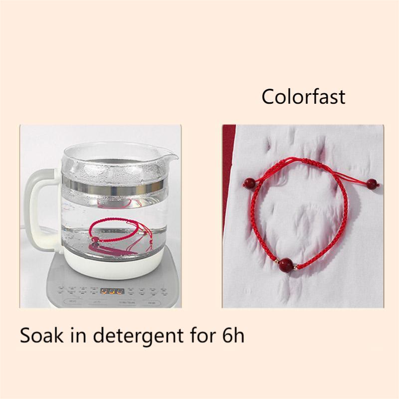 Lucky Cinnabar Bead Blessing Red String Bracelet
