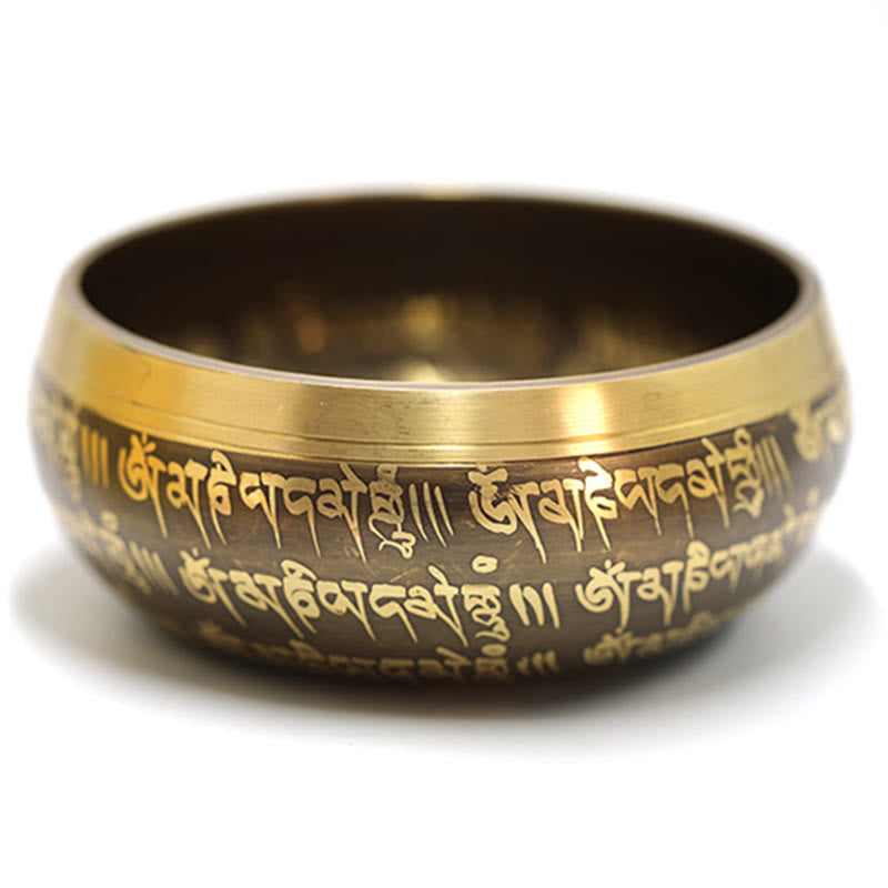 Tibetan Meditation Sound Bowl Handcrafted for and Mindfulness Singing Bowl Set