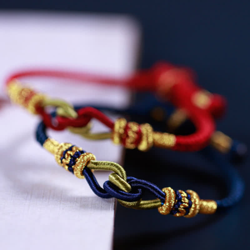 Handmade Knotting Faith Strength Braid String Bracelet
