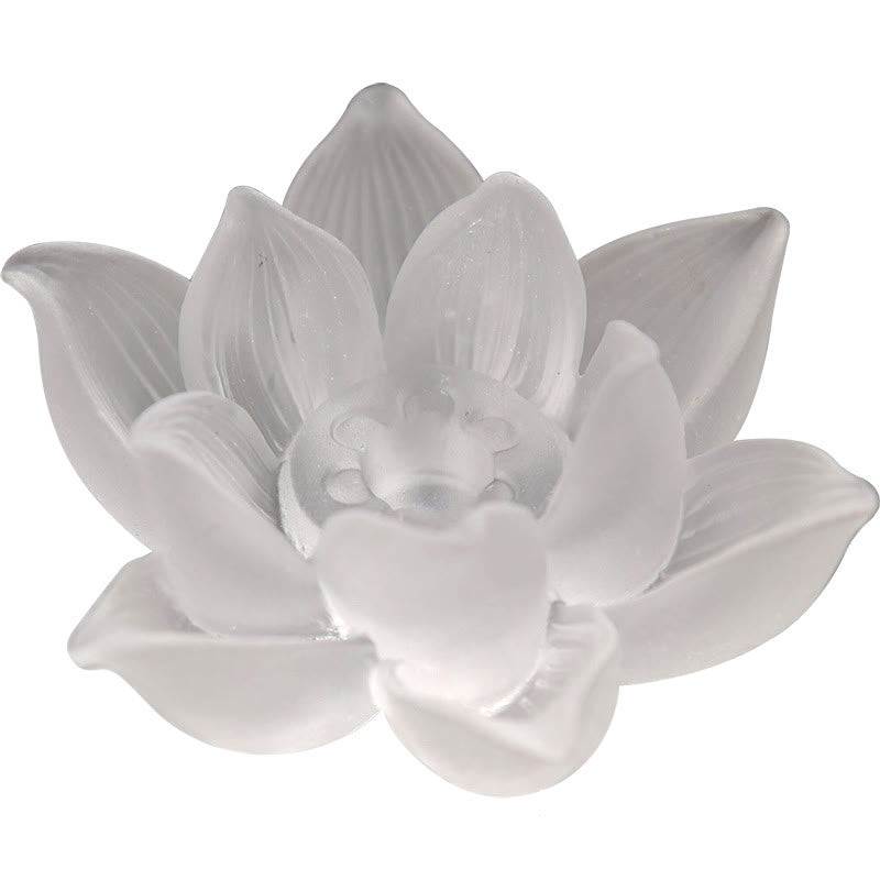 Mini Lotus Liuli Crystal Meditation Stick Incense Burner