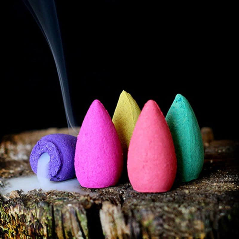 Cute Owl Ceramic Backflow Smoke Fountain Meditation Incense Burner Decoration