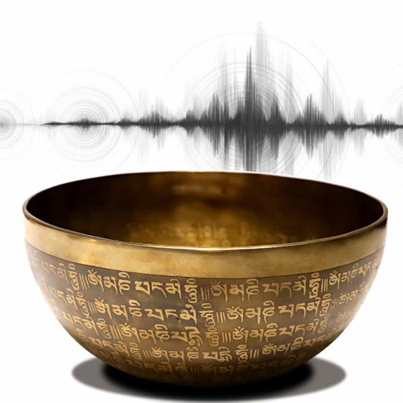 Sutra Singing Bowl Handcrafted for and Meditation Positive Energy Sound Bowl Set