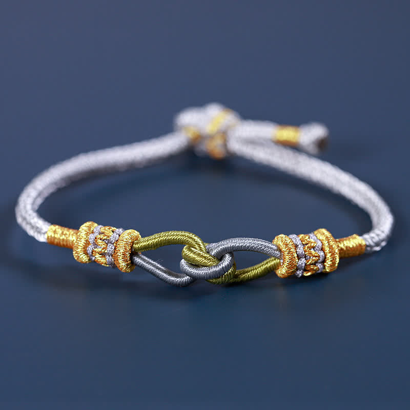 Handmade Knotting Faith Strength Braid String Bracelet