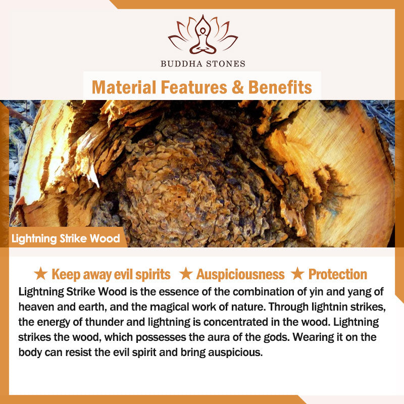 Tibetan Lightning Strike Wood Protection Bracelet