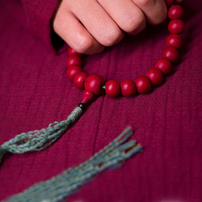 Abelia Biflora Wood Warding Off Evil Spirits Wrist Mala