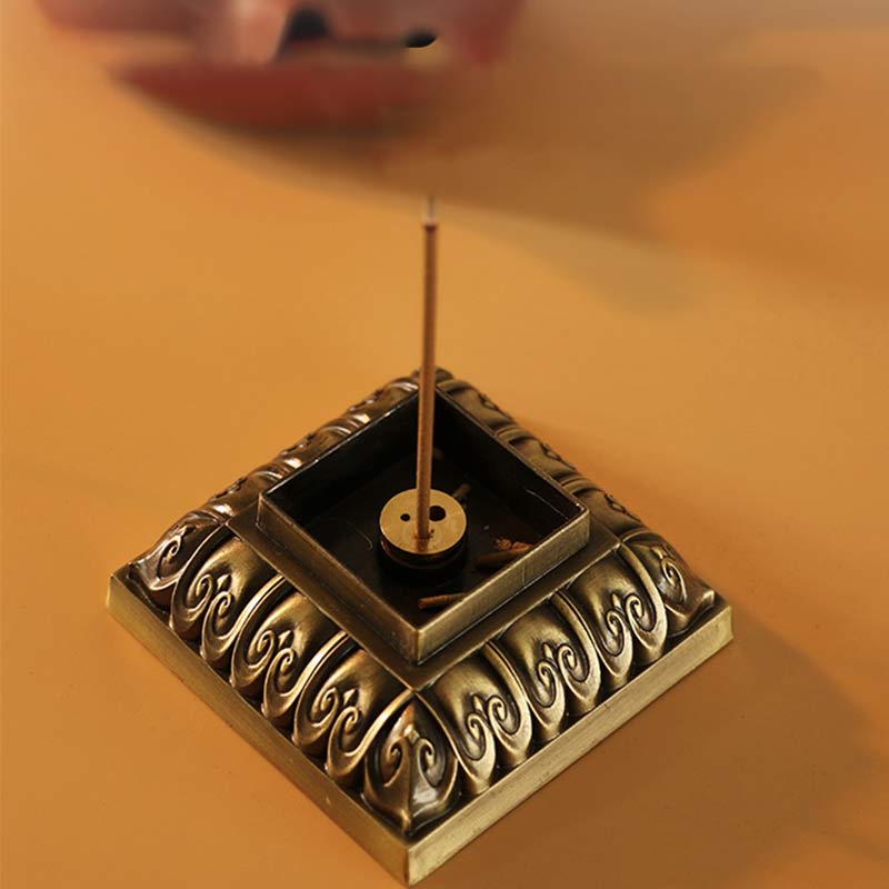 Heart Sutra Alloy Incense Holder Home Decoration Incense Burner