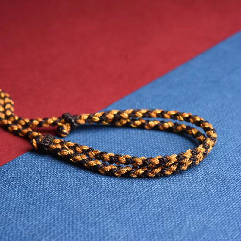 Tibetan Handmade King Kong Knot Om Mani Padme Hum Prayer Wheel String Necklace Pendant