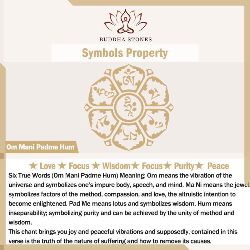 Om Mani Padme Hum Copper Creativity Necklace Pendant